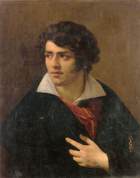 Anne-Louis Girodet De Roussy-Trioson : Portrait of a Young Man
